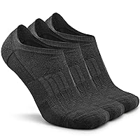 Busy Socks No Show Merino Wool Athletic Running Socks for Men Women,Low Cut Thin Soft Sport Wool Socks with Non-Slip Grips