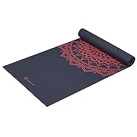 Yoga Mat - Premium 6mm Print Extra Thick Non Slip Exercise & Fitness Mat for All Types of Yoga, Pilates & Floor Workouts (68