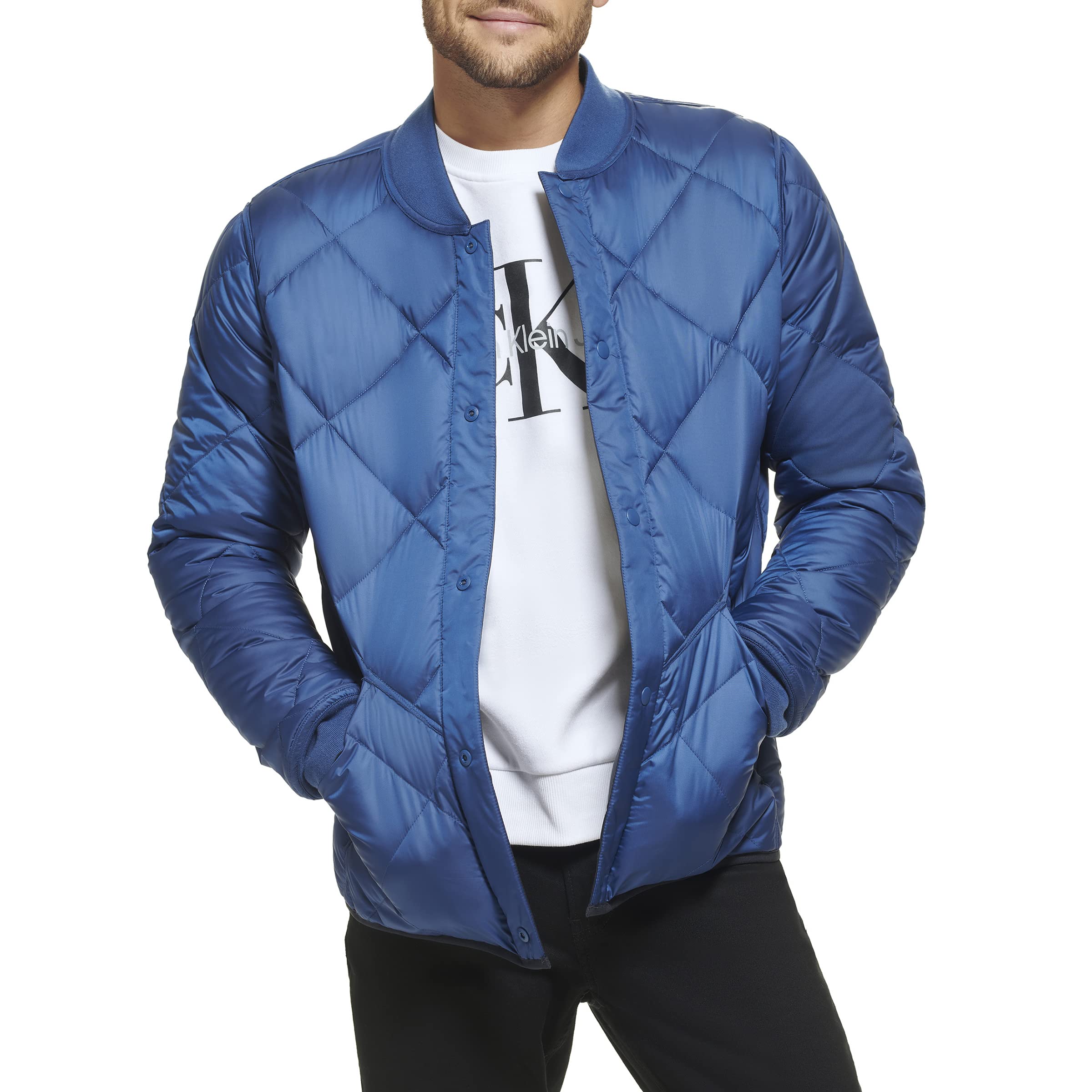 Calvin Klein Men's Reversible Diamond Quilted Jacket