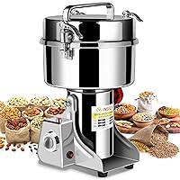Grain Mill Grinder 2000g High Speed Food Grain Mill Stainless Steel Seeds Flour Nut Pill Wheat Corn Herbs Spices & Seasonings Dry Grinder Electric Machine