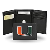NCAA Tide Embroidered Genuine Leather Tri-fold Wallet 3.25