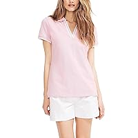 Nautica Women's Sustainably Crafted Split-Neck Ocean Polo