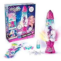 Canal Toys Style 4 Ever DIY Mood Lamp - Customizable Bubble Lamp with Color-Changing LED Lights, Glittery Bubbles, and Swirling Beads. Ages 6+