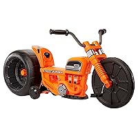 Street Burner Ride-On with Motorcycle Styling, Adjustable Seat, Durable Wheels, Removeable Training Wheels for Kids, Children, Toddlers, Girls, Boys, Ages 3+ Years