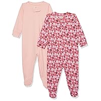 Amazon Aware Unisex Babies' Organic Cotton Footed Sleep and Play (Previously, Pack of 2