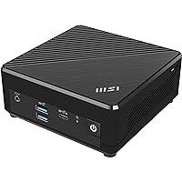 MSI Cubi B0A9 Mini Desktop 2023-4-Core Intel Processor N100 UHD Graphics - 16GB DDR4 SDRAM 512GB SSD - HDMI 2.1 Wi-Fi Bluetooth 5 Windows 11 Pro - 32GB USB