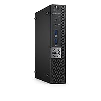 Dell D4XXF OptiPlex 3040 MFF Micro Desktop (Intel Core i3-6100T, 4GB 1600MHz DDR3 RAM, 128GB SSD, Windows 10 Pro, Black)