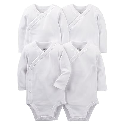 Simple Joys by Carter's Unisex Babies' Short-Sleeve Side Snap Bodysuit