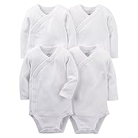 Simple Joys by Carter's Baby 4-Pack Side Snap Bodysuit