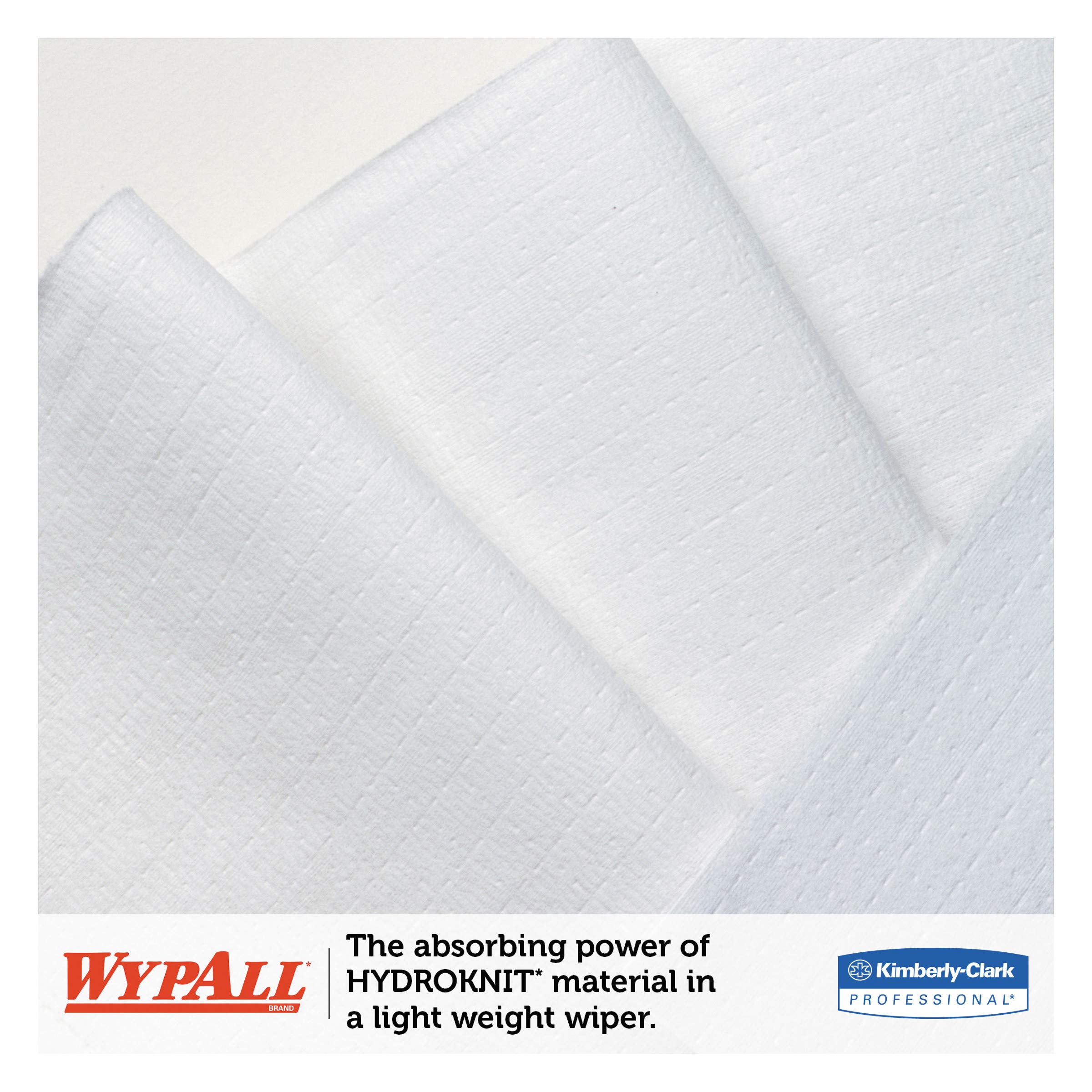 WypAll 34015 X60 Cloths, BRAG Box, White, 12 1/2 x 16 7/8 (Box of 180)