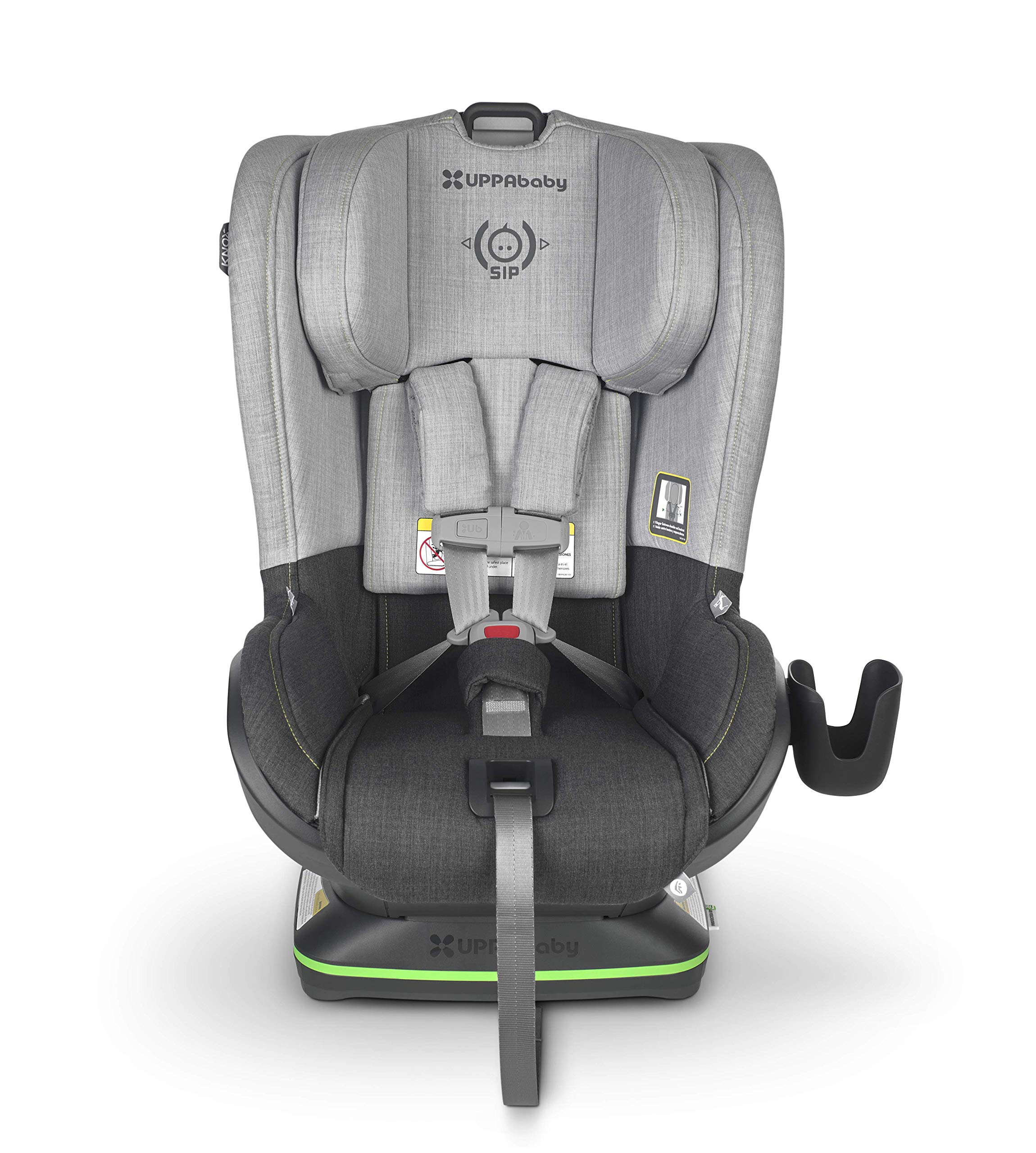 Knox Convertible Car Seat - Jordan (Charcoal mélange with Citron Accent) Wool Version