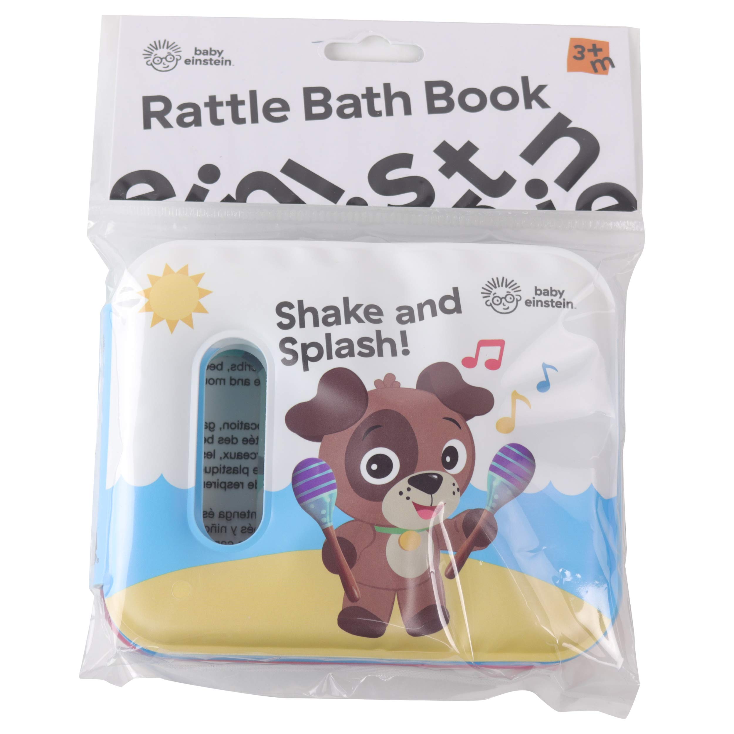 Baby Einstein - Shake and Splash! Waterproof Rattle Bath Book / Bath Toy - PI Kids