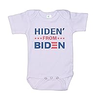 Republican Onesie/Hiden' From Biden/Conservative Baby Outfit/Trump Bodysuit
