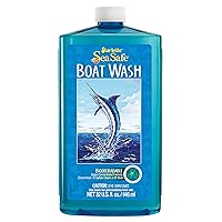 STAR BRITE Sea Safe Boat Wash - Super Concentrated - Instantly Remove Dirt, Grime, Salt Deposits & More Without Removing Wax or Polish 32 Oz (089732PW)