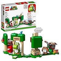 LEGO Super Mario Yoshi's Gift House Expansion Building Toy Set 71406 - Featuring Iconic Yoshi and Monty Mole Figures, Great Gift for Boys, Girls, Kids, or Fans of The Games and Movie Ages 6+