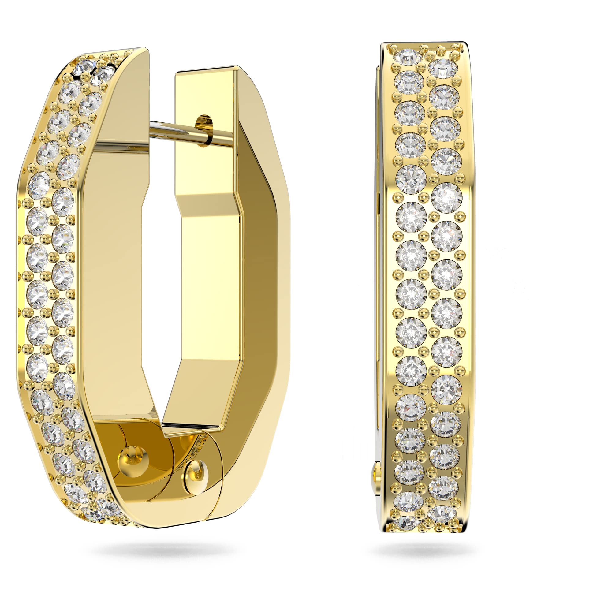 Swarovski Dextera Crystal Earrings Jewelry Collection, Rhodium Tone & Gold Tone Finish