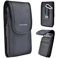 Stronden Heavy Duty Holster for iPhone SE(2022, 2020), 11 Pro, XS, X, 8 - Military Grade Nylon Belt Case Tactical Rugged Pouch w/Metal Clip (Fits Otterbox Defender/Battery Case Only)