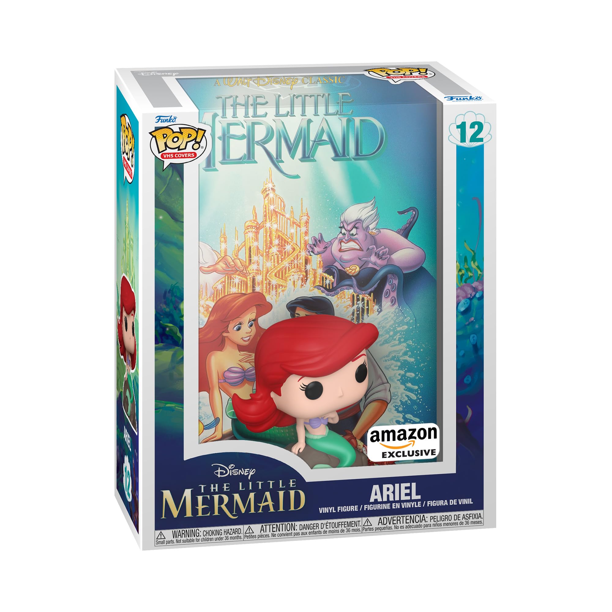 Funko Pop! VHS Cover: Disney - The Little Mermaid, Ariel (Amazon Exclusive)