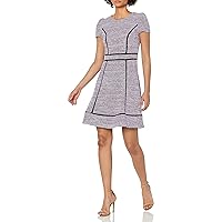 Karl Lagerfeld Paris Women's Tweed Fit and Flare Dress