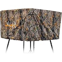 Muddy Quad Blind Kit - Durable Water-Resistant Hunting Outdoor Camo 360-degree Coverage Blind with 21