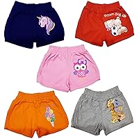Baby Girls Shorts Kids Cute Toddler Snug fit Pattern Design Breathable Cotton Printed Shorts