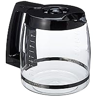 Cuisinart 12-Cup Replacement Glass Carafe for Coffee Maker, DCC-1200PRC