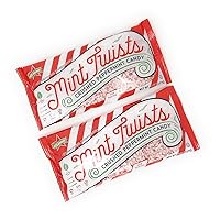 Atkinson's Mint Twists Crushed Peppermint Candy for Baking 8 Ounces (2 Bags 16 oz)