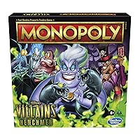 Hasbro Gaming Monopoly: Disney Villains Henchmen Edition Board Game for Kids Ages 8 and Up (Amazon Exclusive)
