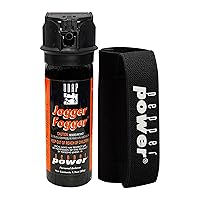 UDAP Pepper Power Jogger Fogger Hot OC Compact Self Defense Pepper Spray with Holster for Women, Men, and Runners, Powerful Blast Pattern, 10 ft Fog Barrier, 3PWH, 1.9 oz