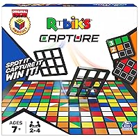 Rubik's Capture, Classic Fast-Paced Puzzle Strategy Sequence Retro Challenging Brain Teaser Board Game for Family Fun, for Adults & Kids Ages 8 and up