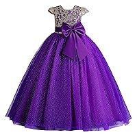 Check Dress Toddler Kids Girl Dress Summer Sleeveless Bowknot Flower Princess Dress Catwalk Performance Dress Big