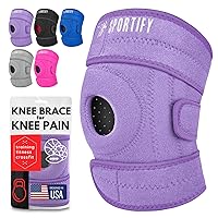 SPORTIFY Knee Brace for Knee Pain - Knee Compression Brace Patella Stabilizing Rodilleras para Dolor de Rodillas Knee Brace for Support for Running Working Out Meniscus Tear ACL Arthritis Orthopedic