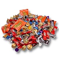 Hershey Chocolate Candy Variety Pack- 10 Lb - Dark Chocolate & Milk Chocolate - Hershey Kisses, Reese, Kitkat + More! - Halloween Candy Bulk - Chocolate Bar, Chocolate Bulk Candy Individually Wrapped
