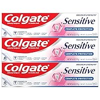 Sensitive Toothpaste, Complete Protection, Mint - 6 Ounce (Pack of 3)