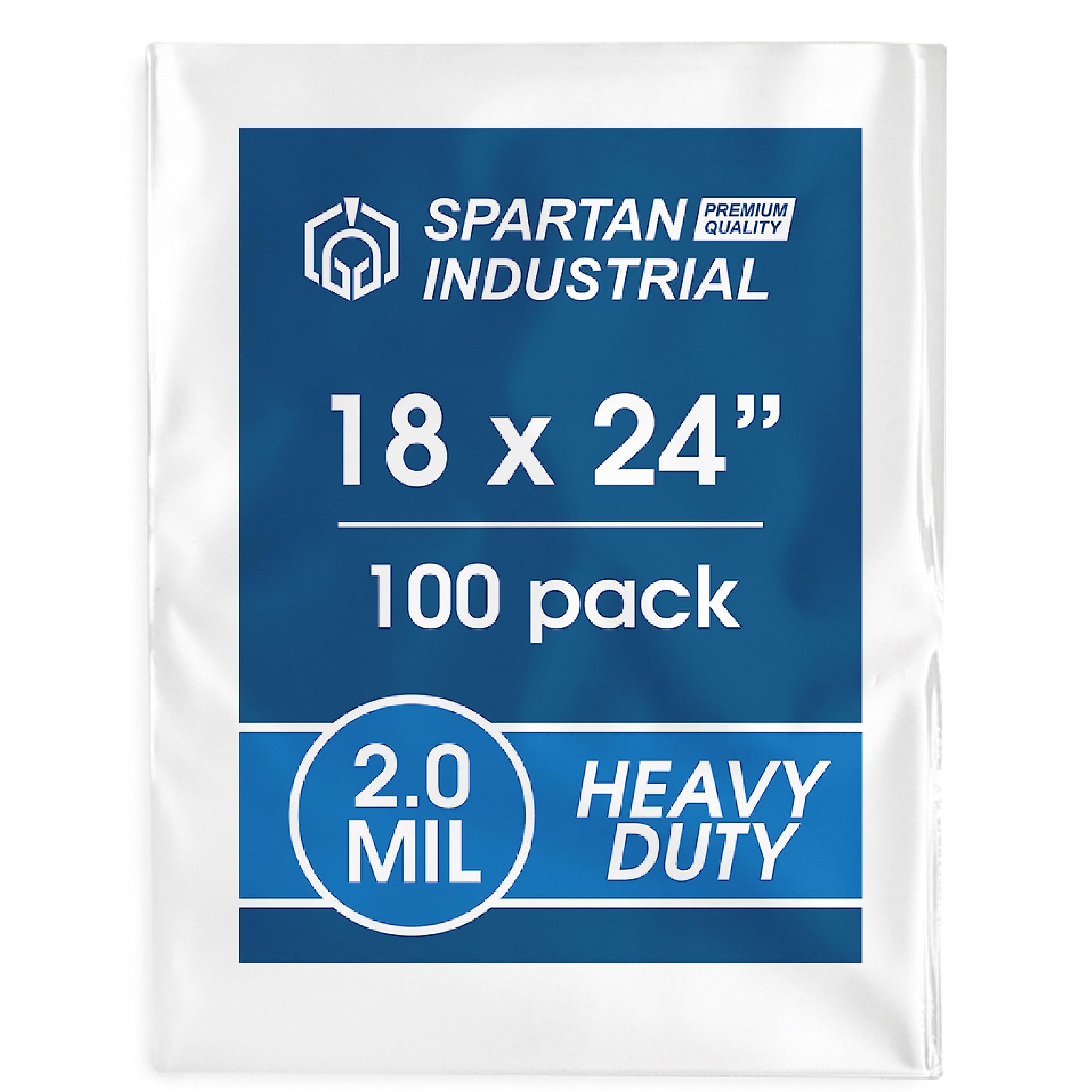 4 Mil 4 x 6 Clear Resealable Poly Bags, 100-Pack