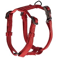 Hamilton Adjustable Comfort Nylon Dog Harness, Red, 5/8