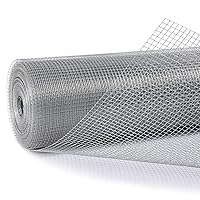 Hardware Cloth 1/4 in. x 3 ft. x 100 ft. 23-Gauge, Galvanized Wire Mesh Roll Chicken Wire Fencing Wire Fence Roll Welded Wire Garden Fence Wire Cloth Snake Fence