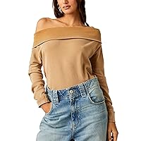 Free People Not The Same Tee for Women - Cotton Construction - Raw Seaming Throughout - Slouchy Fit