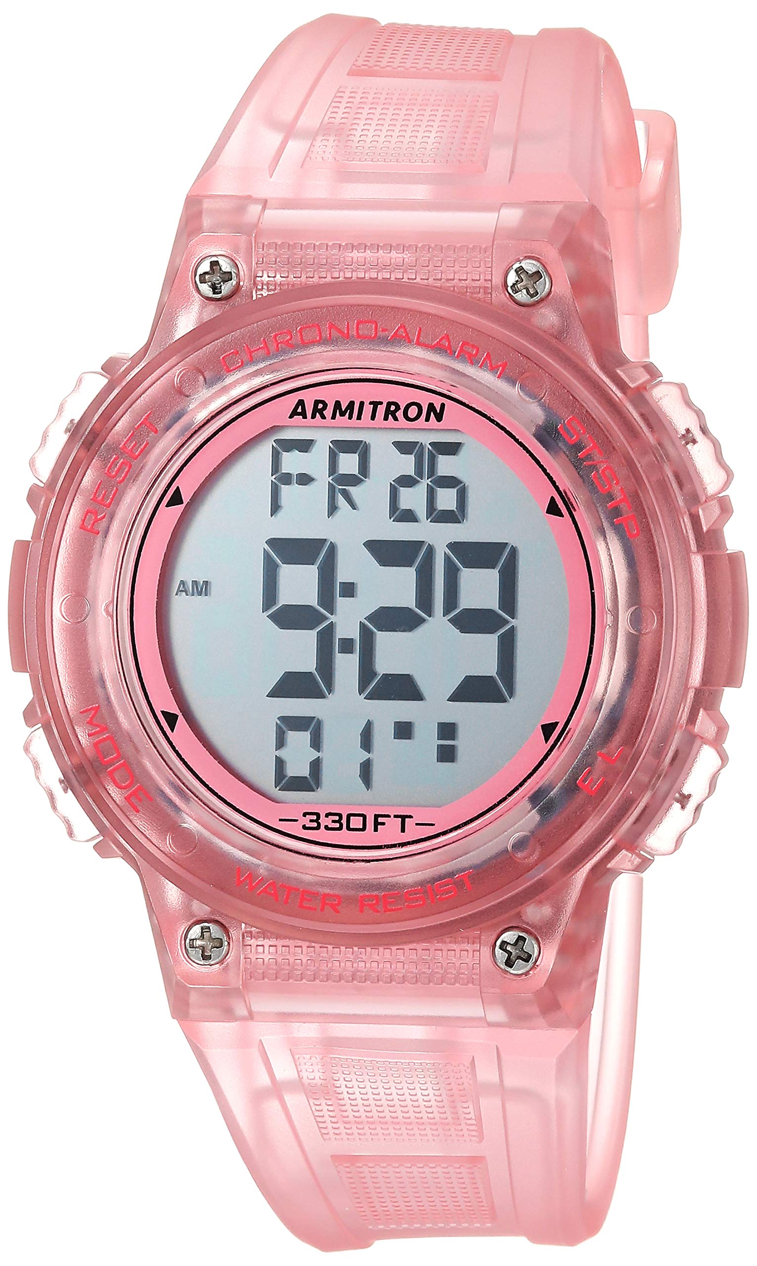 Armitron Sport Women's Digital Chronograph Resin Strap Watch, 45/7086