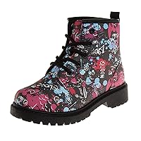 Kids Girls Winter Boots- Kids Fashion Dress Ankle Combat Boots (Little Kid/Big Kid)