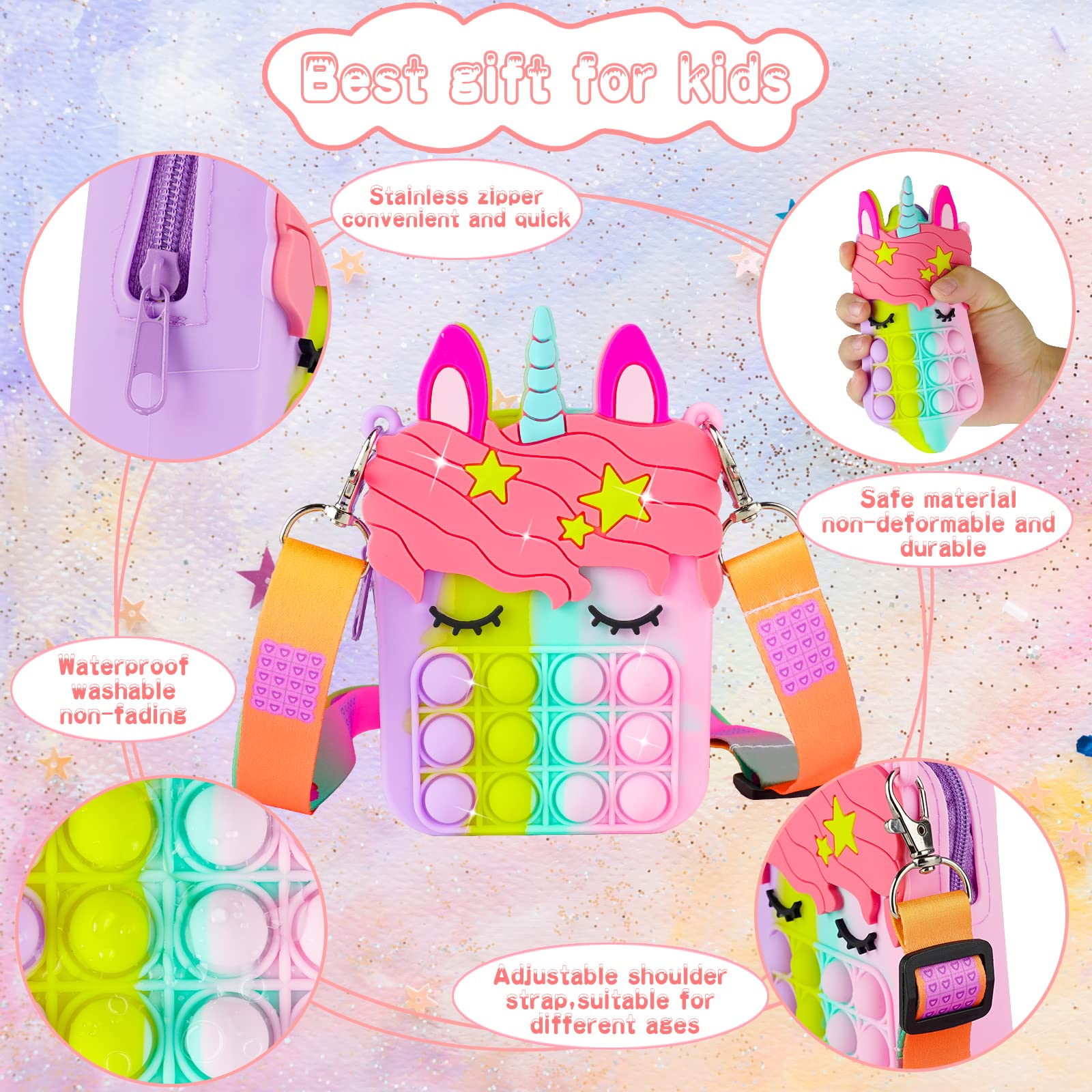 Girls Purses Kids Handbags Unicorn | Unicorn Shoulder Bags Kids - Girl Cute  Plush - Aliexpress