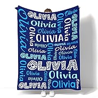 Personalized Blanket for Kids with Name Custom Name Blanket,Name Blankets Personalized Kids Customized Blanket Personalized Blankets for Adults
