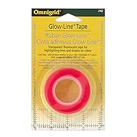 Omnigrid Glow Line Tape, Pink/Orange/Yellow, 3 Pack