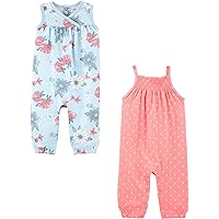 Baby Girls' 2-Pack Fashion Jumpsuits