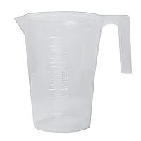 G.E.T. P-3064-1-CL-EC Heavy-Duty Shatterproof Plastic 2 Quart Pitcher with  Lid