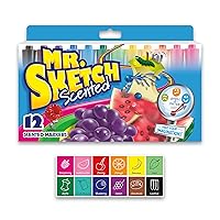 Sanford® Mr. Sketch® Watercolor Markers, Scented Assorted Colors, Set Of 12