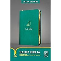 Santa Biblia NTV, Edición zíper con referencias, letra grande (SentiPiel, Turquesa, Letra Roja) (Spanish Edition) Santa Biblia NTV, Edición zíper con referencias, letra grande (SentiPiel, Turquesa, Letra Roja) (Spanish Edition) Imitation Leather