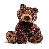 GUND Philbin Classic Teddy Bear, Premium Stuffed Animal for Ages 1 and Up, Chocolate Brown, 18”