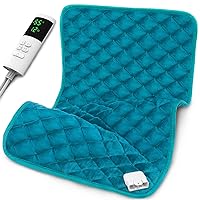 Heating Pad for Period Cramps, Electric Heating Pad for Menstrual Shoulder, Neck, Back Pain Relief, 12''x24'' Moist Heating Pad with Temperature Settings and Auto Shut Off
