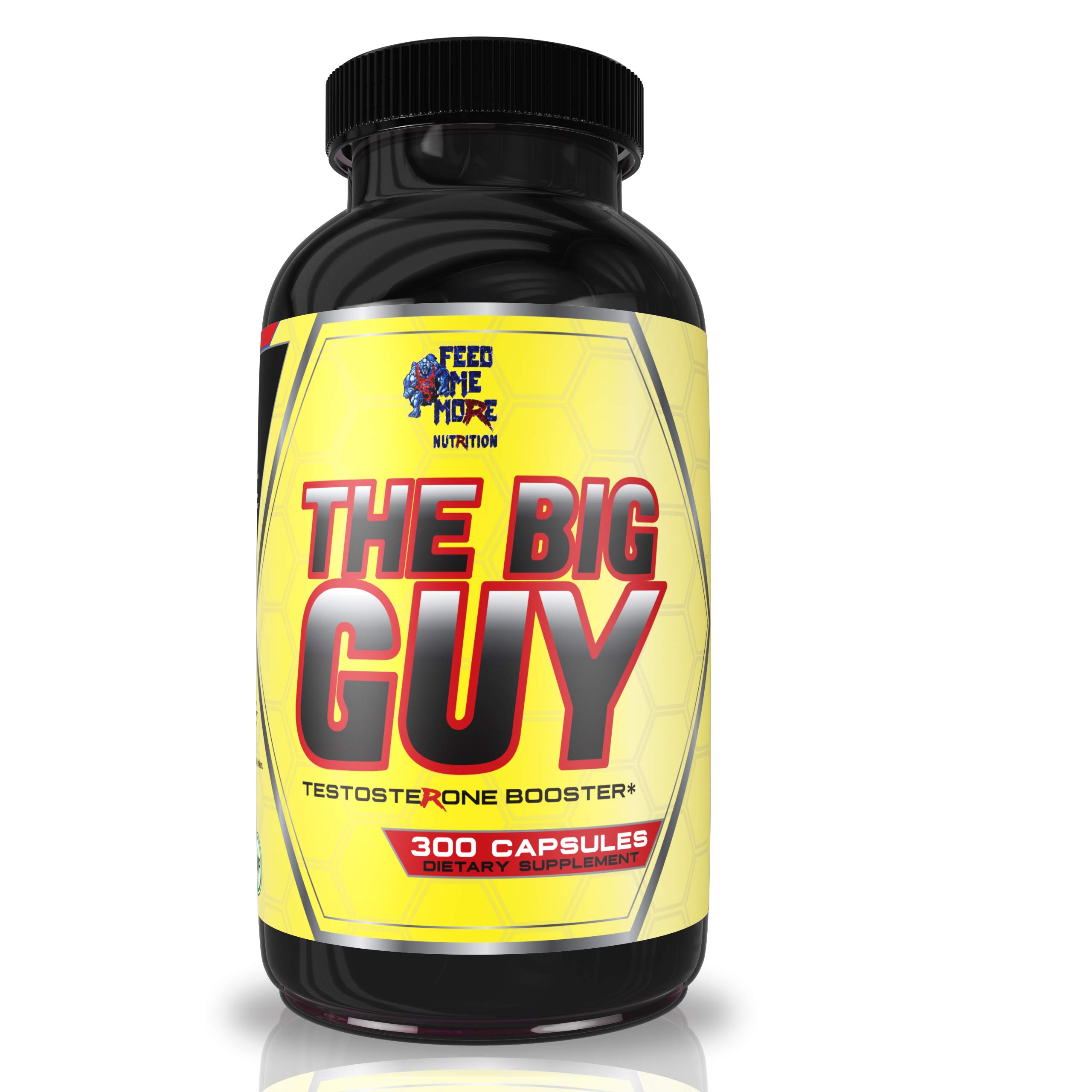 The Big Guy Bodybuilding Testosterone Booster for Men - Vegan-Friendly, Non-GMO Weightlifting Supplement - Naturally Boost Testosterone and Libido ...